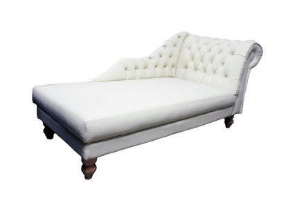 LUTON II Chesterfield Chaiselongues Chaise Liege Sofa Ottomane Leder Textil
